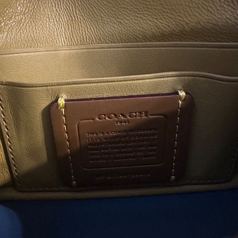 Coach 1941 dark denim wristlet - Picture 5 of 6